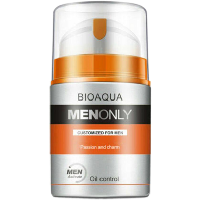 Bioaqua Men Skin Care Moisturizing Oil Control Face Cream Acne Treatment Day CREAM-50g image