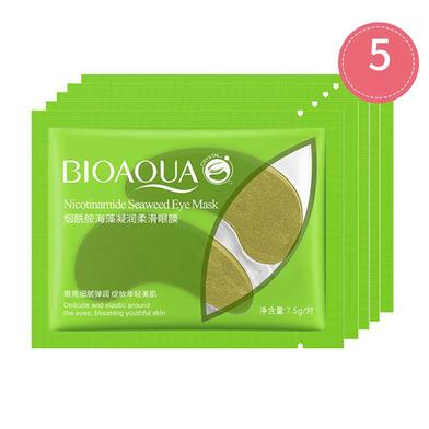 Bioaqua Nicotinaide Seaweed Eye Mask Delicate Elastic Eye Area Create Young An Beautiful Skin image