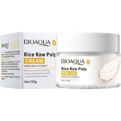 Bioaqua Rice Raw Pulp Cream 50 gm image