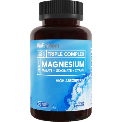 Bioemblem Triple Magnesium Complex 90 Capsules image