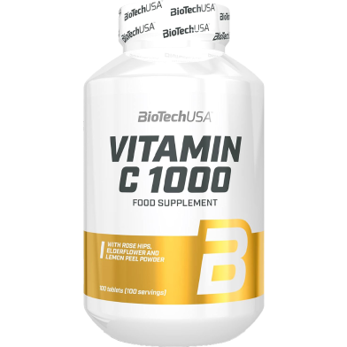 Biotech USA Vitamin C 1000 mg 100 Tablets image