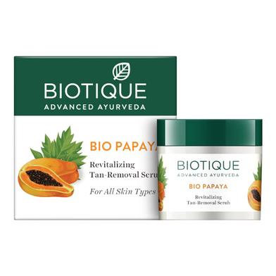 Biotique Bio Papaya Revitalizing Tan Removal Scrub - 75G image