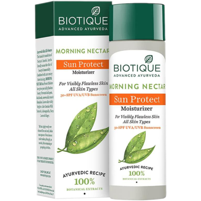 Biotique Morning Nectar Sun Protect Moisturizer SPF 30 - 120ml image