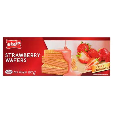 Bissin Strawberry Wafers 100gm (Thailand) - 142700024 image