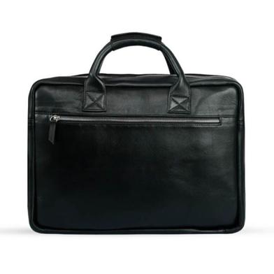 Black Color Leather Executive Bag image