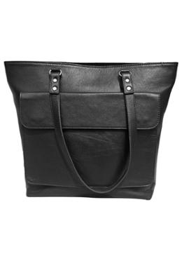 Black Leather Tote Bag SB-LG208 image