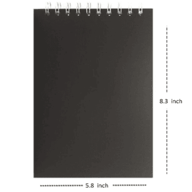 Black Sketchbook- A5 image