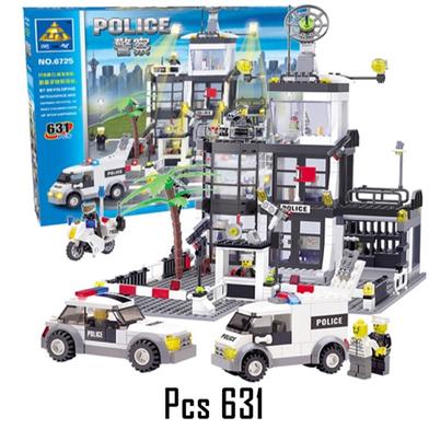Block Kazi Model 6725 631 pcs Police Station image