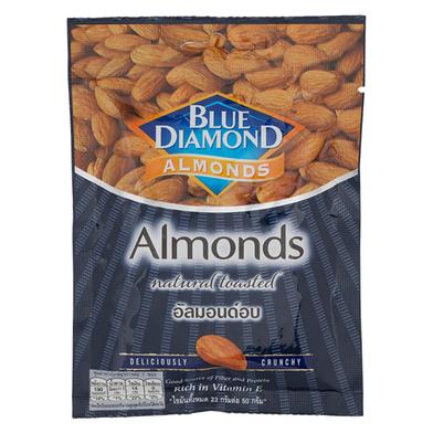 Blue Diamond Natural Toasted Almonds Pouch Pack 30 gm (Thailand) - 142700288 image
