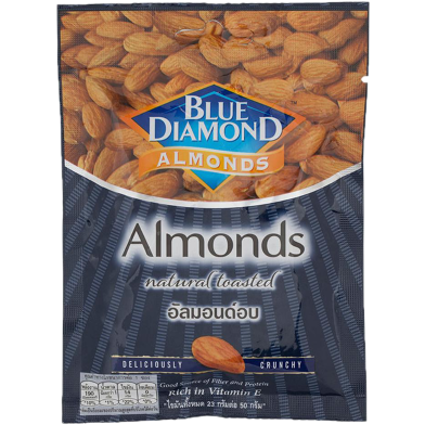 Blue Diamond Natural Toasted Almonds Pouch Pack 30 gm image