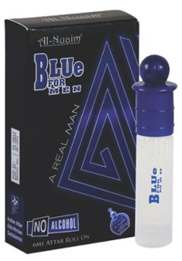 Al-Nuaim Blue For Men Attar (ব্লু ফর মেন্ আতর) - 6 ml (Roll On) image