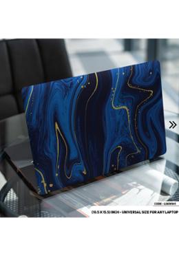 DDecorator Blue Marble Texture Laptop Sticker image