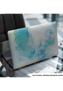 DDecorator Blue Marble Texture Laptop Sticker image