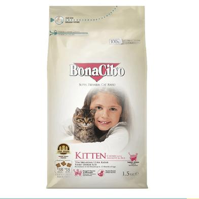 BonaCibo Super Premium Kitten Dry Food For All Breeds 1.5kg image