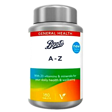 Boots A-Z Complete Vitamins And Minerals -180 Tablets image