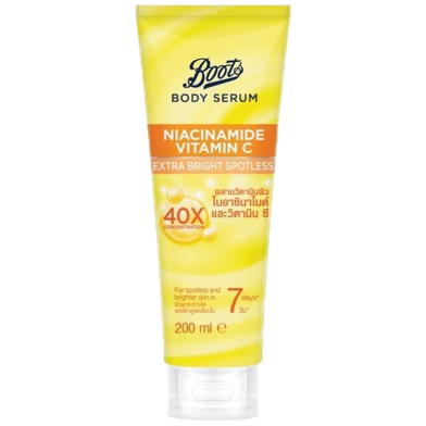 Boots Niacinamide Vit. C Ex. Bright S. Body Serum 200 ml image