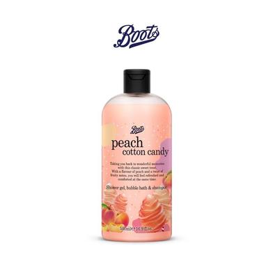 Boots Peach Cotton Candy Shampoo 500 ml (Thailand) image