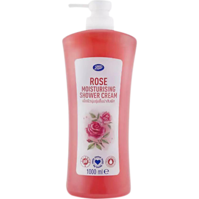 Boots Rose Moisturising Shower Cream Pump 1000 ml - (Thailand) image