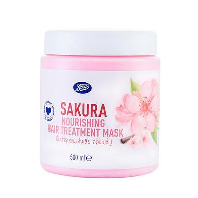 Boots Sakura Nourishing Hair Treatment Mask Jar 500 ml - (Thailand) image