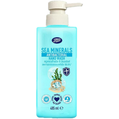 Boots Sea Minerals Antibacterial Hand Wash Pump 485 ml image