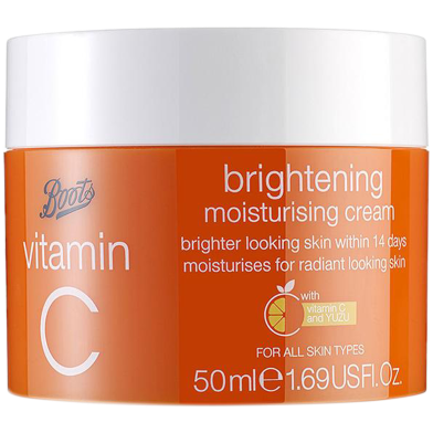 Boots Vitamin C Brightening Moisturizing Cream - 50ml image