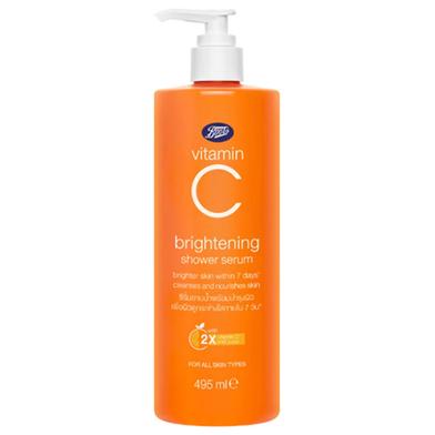 Boots Vitamin C Brightening Shower Serum Pump 495 ml image