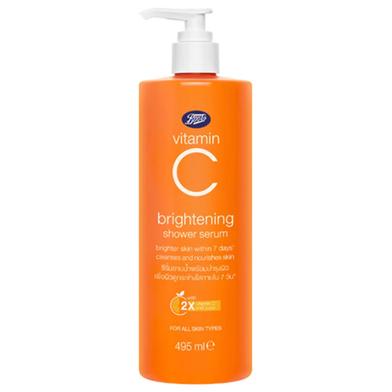 Boots Vitamin C Brightening Shower Serum Pump 495 ml (Thailand) image