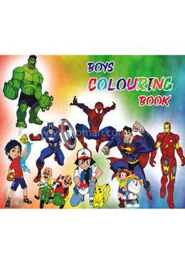 Boys Colouring Book image