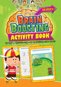 Brain Boosting Activity Book : Age Group 4 image