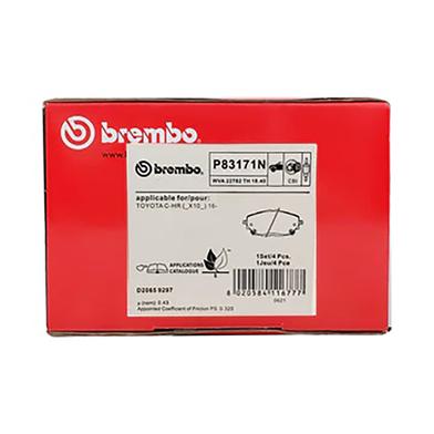 Brembo Front Brake Pad P83171N (Toyota CHR HV-ZYX10,ZYX11) image