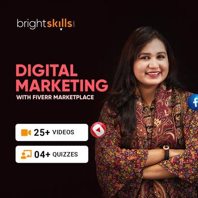 Bright Skills Digital Marketing with Fiverr Marketplace image