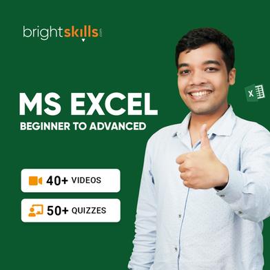 Bright Skills MS Excel Beginner To Advanced image