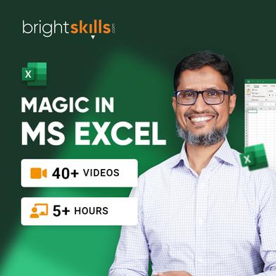 Bright Skills Magic in MS Excel Course image