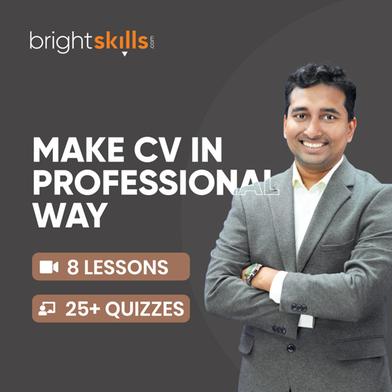 Bright Skills Make Your CV in Professional Way image