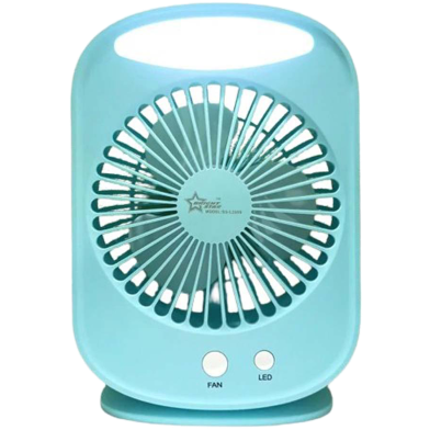 Bright Star BS-L2895 Rechargeable AC/DC Multiple Modes Portable Fan - Blue image