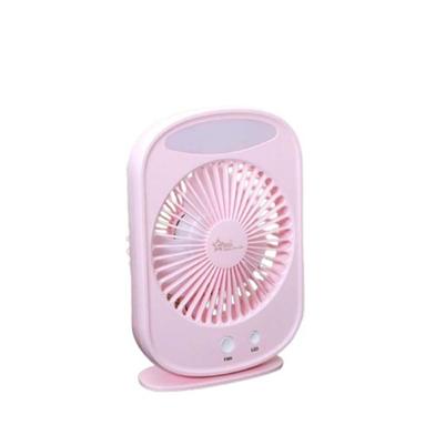 Bright Star BS-L2895 Rechargeable AC/DC Multiple Modes Portable Fan - Pink image