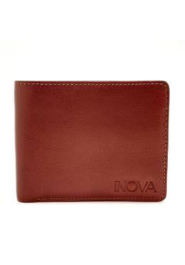 Inova Red Brown Premium Leather Wallet image