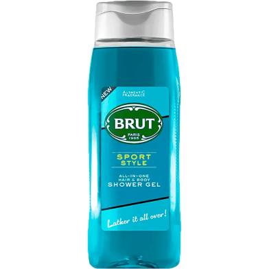 Brut Paris Sport Style All-In-One Hair and Body Shower Gel 500 ml image