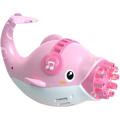 Bubble Blower Bubble Maker Toy For Kid Automatic Dolphin Bubble Machine Bubble Blowing Toys New image