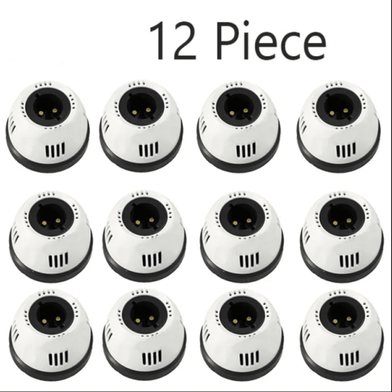 Bundle of 12 Pieces Celing Light Holder Super Model Batten Round ( B 22 Pin) Holder Easy to Use and Maintain image