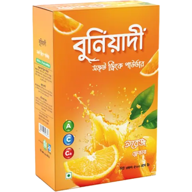 Buniyadi Soft Drink Powder- Orange-500gm image