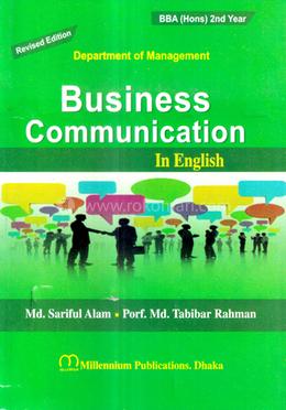 Business Communication (Hons 2nd year) (Dept. of Management) image