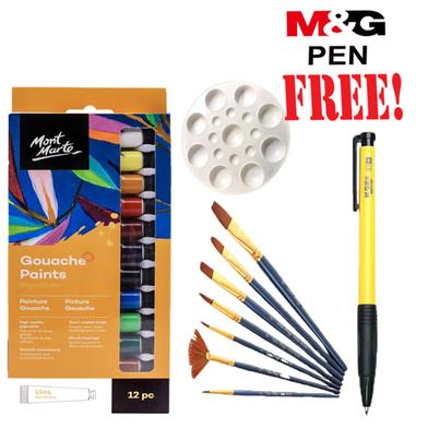 Buy 1 Gouache Combo Set Get 1 M and G Pen Free image