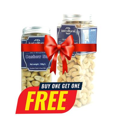  Just Natural Premium Salt Roasted Cashew Nut - 250 gm (Buy 1 Get 1 Salt Roasted Cashew Nut - 150 gm Free) image