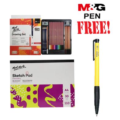 Buy 1 The Sketch Combo Set Get 1 M and G Pen Free image