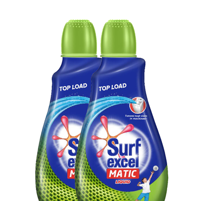 Buy 2 Surf Excel Matic Liquid Detergent Top Load 1000ml Get 15 Percent OFF image