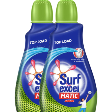 Buy 2 Surf Excel Matic Liquid Detergent Top Load 1000ml Get 15 Percent OFF image