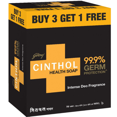 Buy 3 Get 1 Free Godrej Cinthol Soap Health Plus Germ Protection 100g image