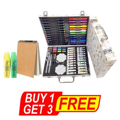 Art Set Kit for Painting with Suitcase 86 pcs.