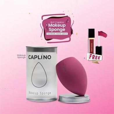 Buy Caplino Makeup Sponge Get Free Beauty Glazed Lipsticks image